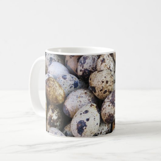 Wachteier Kaffeetasse (Vorderseite Links)