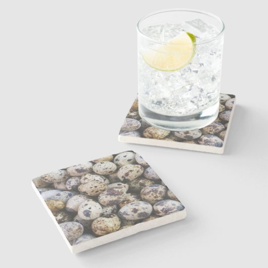 Wachteier Steinuntersetzer (Seitenansicht)