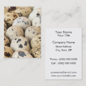 Wachteier Visitenkarte (Vorne/Hinten)