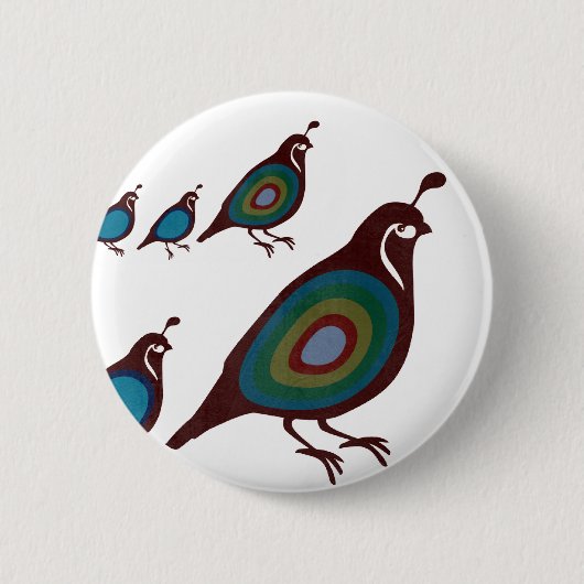 Wachtel Button (Vorderseite)