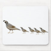 Wachtel-Familie Mousepad (Vorne)