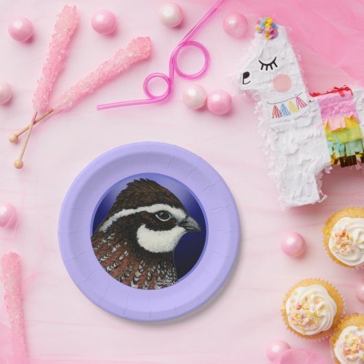 Wachtel-Hauptkreis Pappteller (Party)