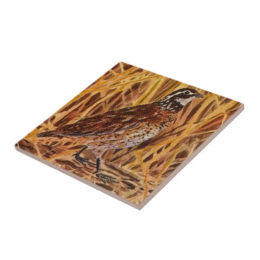 Wachtel-Logo (Feld) Fliese (Seite)