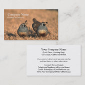 Wachtel-Visitenkarte Visitenkarte (Vorne/Hinten)