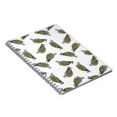 Wachtel-Wurf-Notizbuch Notizblock (Rechte Seite)