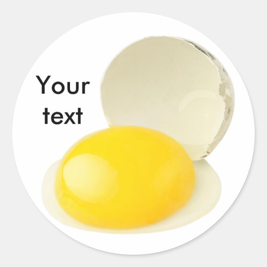 Wachteleier Runder Aufkleber (Vorderseite)