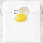 Wachteleier Runder Aufkleber (Tasche)