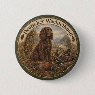 Wachtelhund Jagdkunst, Deutscher Wachtelhund Button