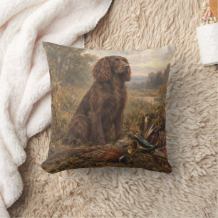 Wachtelhund Jagdkunst, Deutscher Wachtelhund Kissen