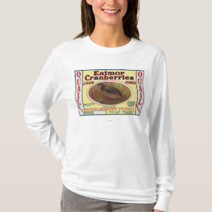 Wachteln Eatmor Moosbeermarken-Aufkleber T-Shirt