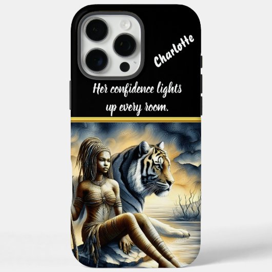 Wächter am Fluss mit einem Tiger Case-Mate iPhone Hülle (Rückseite)
