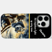 Wächter am Fluss mit einem Tiger Case-Mate iPhone Hülle (Rückseite (Horizontal))