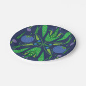 Wächter der Blaubeeren 7"-Papiertafel Pappteller (Schrägansicht)