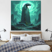 Wächter der Energiequelle Leinwanddruck (Insitu (Schlafzimmer))