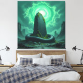 Wächter der Energiequelle Leinwanddruck (Insitu (Schlafzimmer))