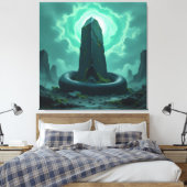 Wächter der Energiequelle Leinwanddruck (Insitu (Schlafzimmer))