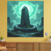 Wächter der Energiequelle Leinwanddruck (Insitu (Wohnzimmer))