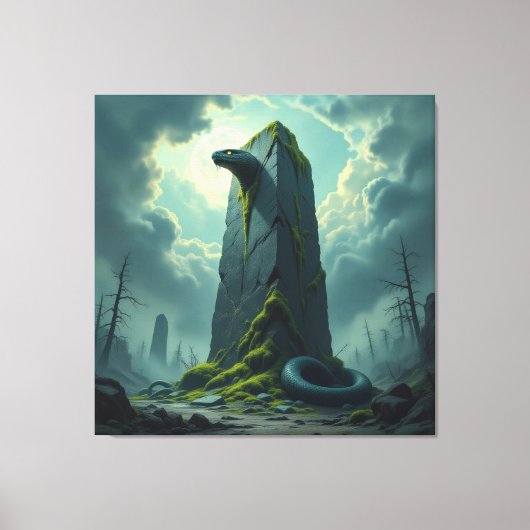 Wächter der Energiequelle   Leinwanddruck (Vorderseite)