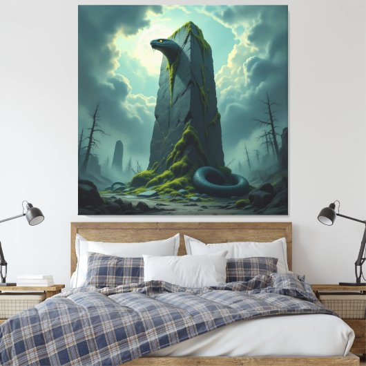 Wächter der Energiequelle   Leinwanddruck (Insitu (Schlafzimmer))