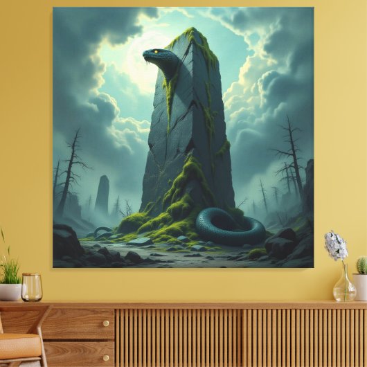 Wächter der Energiequelle   Leinwanddruck (Insitu (Wohnzimmer))