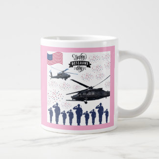 Wächter der Freiheit rosa Jumbo-Tasse