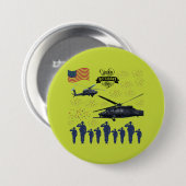 Wächter der Freiheit Zitrone Button (Vorne & Hinten)