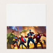 "Wächter der Galaxien: Sternenfeuer Sentinel" Visitenkarten (Außenseite Aufgefaltet)