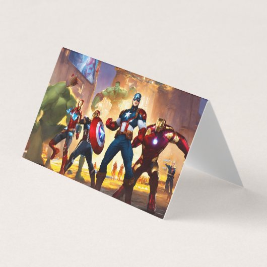 "Wächter der Galaxien: Sternenfeuer Sentinel" Visitenkarten (Vorderseite)