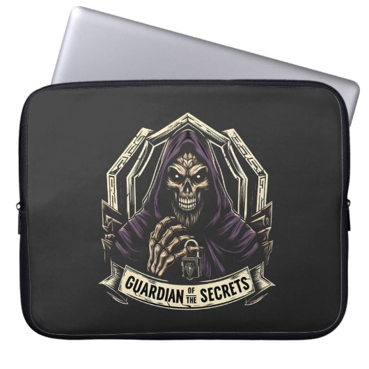 Wächter der Geheimnisse - Sinister Crypt Keeper Laptopschutzhülle (Vorderseite)