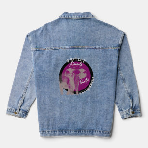 Wächter der Harmonie: Ein Aufruf zum Naturschutz Jeansjacke