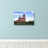 Wächter der Insel Nord-Block Leinwanddruck (Insitu (Holzboden))