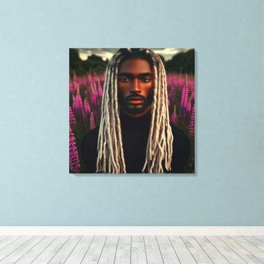 Wächter der Lavendelfelder Leinwanddruck (Insitu (Holzboden))