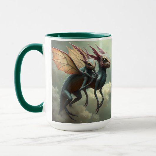 „Wächter der Lüfte – Flug der Drachen“ Tasse (Links)