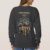 Wächter der Nation (dunkler Modus) | Damen Sweatshirt (Rückseite)