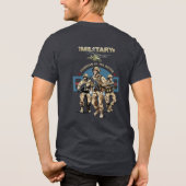 Wächter der Nation (dunkler Modus) | Herren Tri-Blend Shirt (Rückseite)