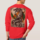 Wächter der Smaragdflame T-Shirt (Rückseite)
