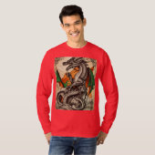 Wächter der Smaragdflame T-Shirt (Vorne ganz)