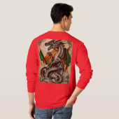 Wächter der Smaragdflame T-Shirt (Schwarz voll)