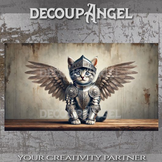 Wächter der Träume: Der geflügelten Ritter Kitten Seidenpapier