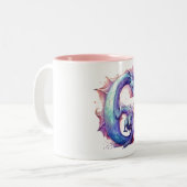 Wächter der Träume: Niedlicher Drachencup - Typ G Zweifarbige Tasse (Vorderseite Links)