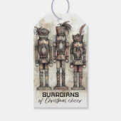 Wächter der Weihnachtscreen-Nutcracker-Geschenkmar Geschenkanhänger (Vorderseite)