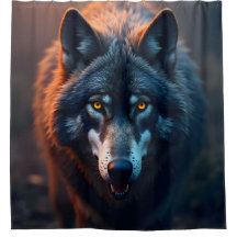 Wächter der Wildnis – Edle Wildlife-Kunst-Dusche