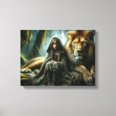 "Wächter der Wildnis" Leinwanddruck (Vorderseite)