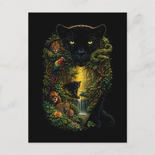 Wächter der Wildnis Postkarte (Vorderseite)