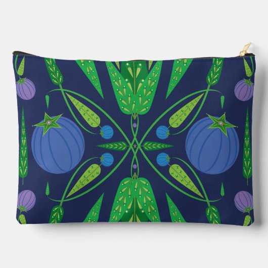 Wächter des Blueberries Large Pouch Zubehörtasche (Rückseite)