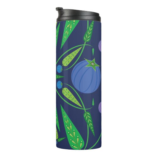 Wächter des Blueberries Thermal Travel Tumbler Thermosbecher (Nach rechts gedreht)