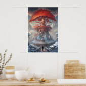 Wächter des Burgbaums Poster (Küche)
