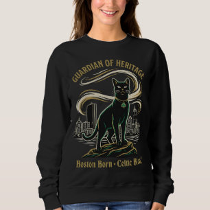Wächter des Erbes Boston Celtic Katze Sweatshirt