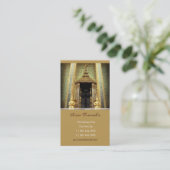 Wächter des goldenen Palast-Thailand-Fotos Visitenkarte (Stehend Vorderseite)