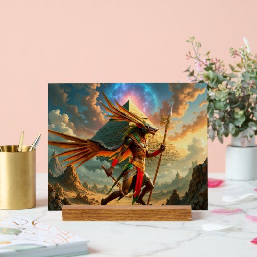 Wächter des Himmels­tores – Anubis Acrylschild (Hochzeit)